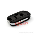 Refit remote key shell 2 button with panic HON66 for Honda flip key